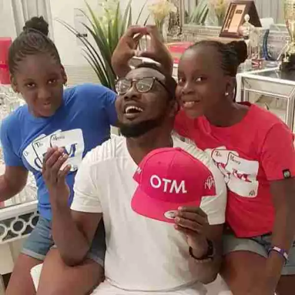 Comedian AY Pictured With His Two Beautiful Daughters